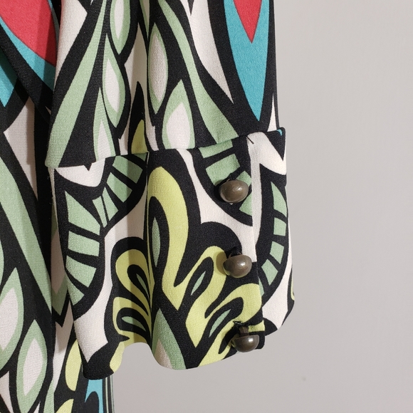 V1 Couture geometric print dress size 8 - Picture 6 of 8